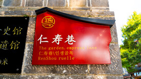 贵州镇远古镇仁寿巷口