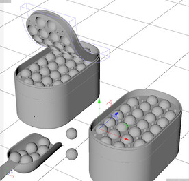 C4D模型 冰盒