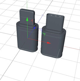 C4D模型 转换插头