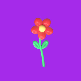 3D气球花 