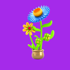 3D气球花
