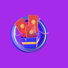 福袋红包素材 