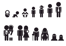 人的一生明信片图片