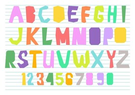 二十六个字母设计图片