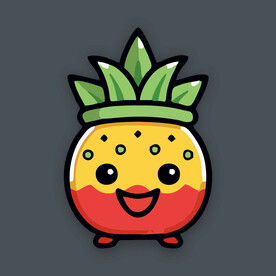 卡通菠萝