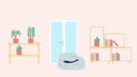 家居插画剪影图片