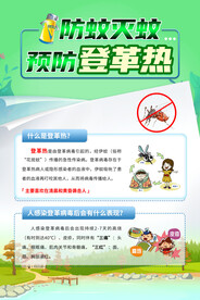 防蚊灭蚊预防登革热医疗海报