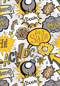 泡泡英文字 爆炸涂鸦