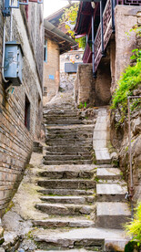 贵州镇远古镇古巷道