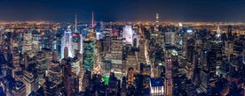 美丽繁华的城市夜景