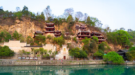 贵州镇远古镇万寿宫青龙洞