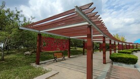 连云港公园红色走廊