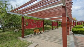 连云港公园红色走廊