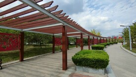 连云港公园红色走廊