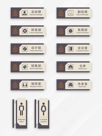 门牌设计