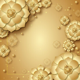 金色花背景