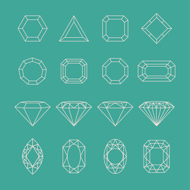 矢量钻石图片