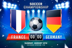 足球比赛播报图片