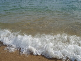 海边沙滩海浪