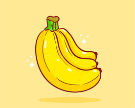 香蕉插画
