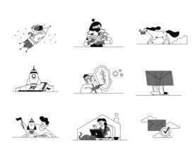 商务办公插画