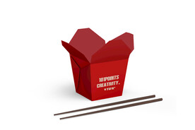 外卖食品打包盒样机