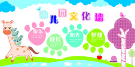 幼儿园校园文化墙展板