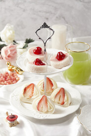 蔓越莓+草莓糯米糍