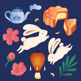 中秋节插画