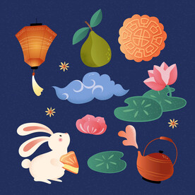 中秋节插画