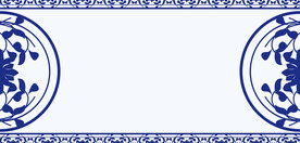 青花瓷背景底纹