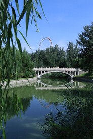 龙潭中湖风景 