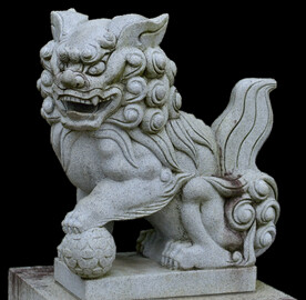 中国风石狮