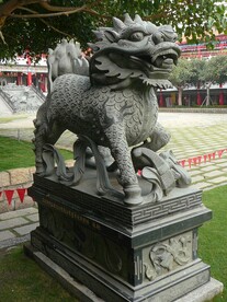 中国风石狮