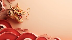 中国龙背景