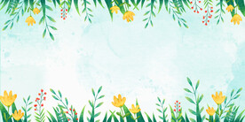 小清新花朵背景
