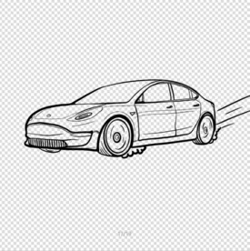 线描汽车