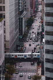 城市街景俯视图