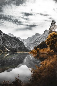 山水秋林风景