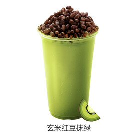 玄米红豆抹绿