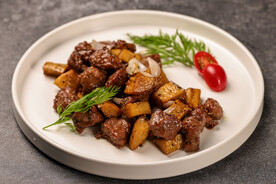 黑椒牛肉粒