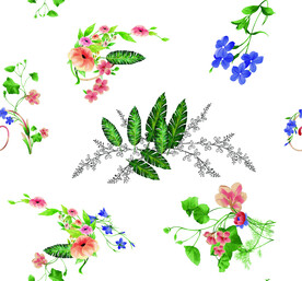 手绘花