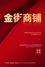 商铺招商海报