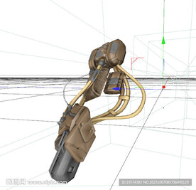   C4D模型 机械手 