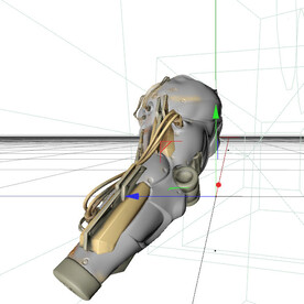 C4D模型 机械手 