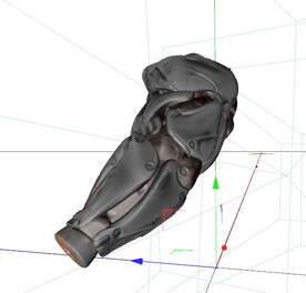 C4D模型 机械手 