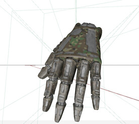 C4D模型 机械手 