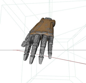 C4D模型  机械手 