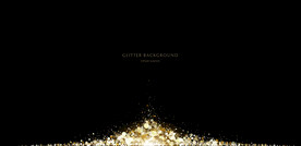 金色发光的光效