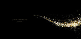 金色发光的光效